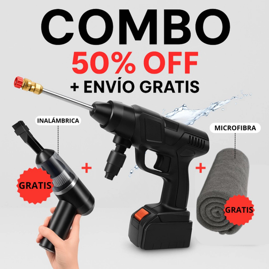 Hidro Portatil y DE REGALO Aspiradora Inalámbrica + Paño Microfibra